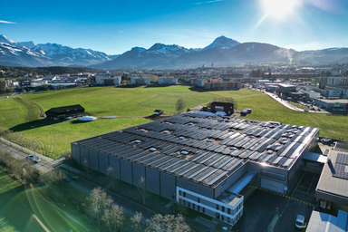 La plus grande installation solaire photovoltaïque du réseau de Gruyère Energie